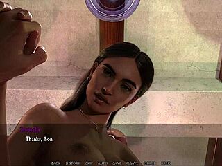 拉丁辣妹在这个3D动漫游戏里邀请我操她