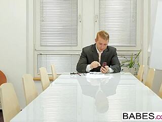 Babes office obsession clip with Carolina Abril and Chad Rockwell