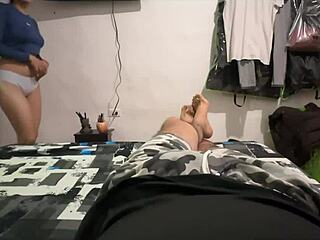 What a delicious blowjob my best friend's wife gives me in this anime hentai scene