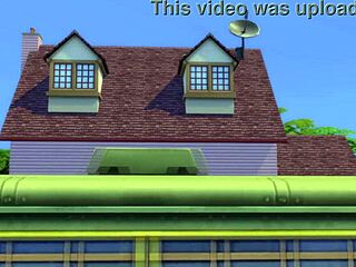 Dexter Spies Everyone Naked with X-Ray Glasses in Sims 4 Hentai