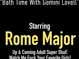 gemini lovell and rome major relaxing in the jacuzzi with some fun activities