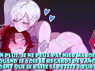 Weiss dominuje v RWBY hentai JOI