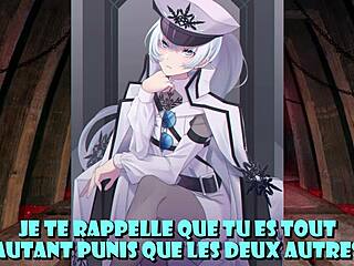 weiss dominates in rwby hentai joi