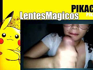 Studentessa sporca con occhiali 20 anni impara a succhiare in scena messicana!