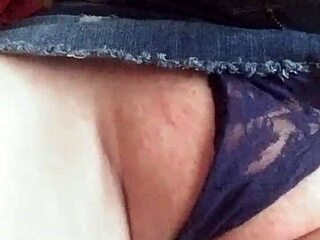 Masturbating the biggest fat juicy pussy intensely with hot passion.