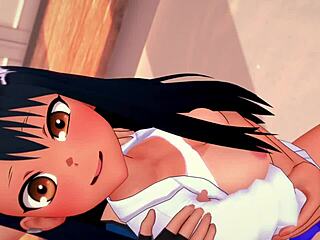 Nagatoro Wears Old Uniform to Play with Big Cock Uncensored!