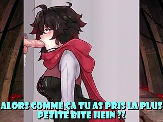 weiss dominates in rwby hentai joi