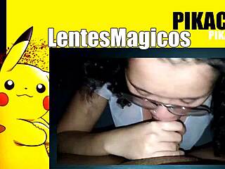 likainen koulutyttö laseilla 20v oppii imemään meksikolaisessa kohtauksessa