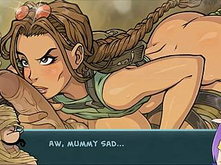 lara croft gives blowjob in star chanel 34