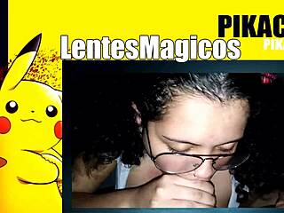 Κολεγιάλα βρώμικη με γυαλιά 20 χρονών μαθαίνει να ρουφάει σε μεξικάνικη σκηνή