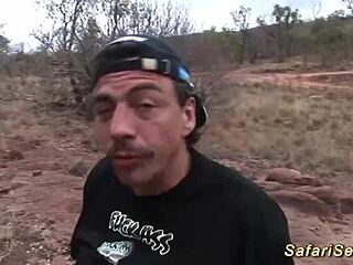 is this skinny african milf ready for outdoor fucking with big cock?