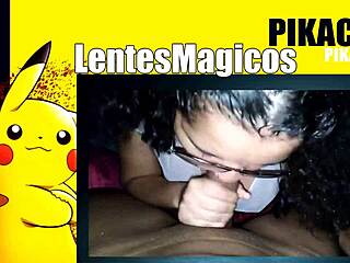 colegiala sucia con lentes edad 20 años aprendiendo a mamar en escena mexicana