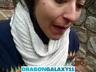 Outdoor Blowjob in Park Caught Near Neighbors' Watchful Eyes