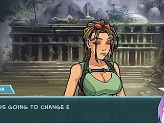 lara croft gives blowjob in star chanel 34