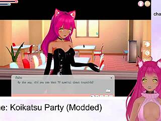 Vtuber lewdneko plays koikatsu party part 2
