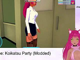 Vtuber lewdneko plays koikatsu party part 2