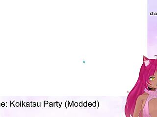 Vtuber lewdneko plays koikatsu party part 2