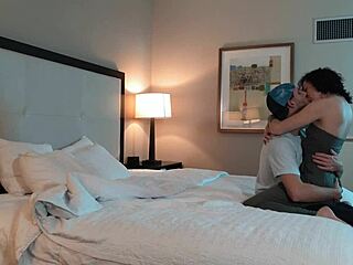 Romantic makeout session