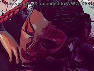 Sexy red loves BBC creampie