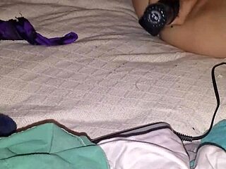 asian rabbit toy masturbation session