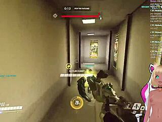 vtuber lewdneko plays overwatch and gets spanked in part 2