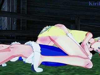 乌尔蒂和瓦伦丁小姐与路飞在海贼王里感受强烈快感