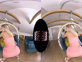 Virtual Taboo: Blonde Shaved Pussy Orgasm