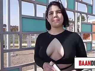 Jade sweet latina caught cheating with blowjob and anal outdoors