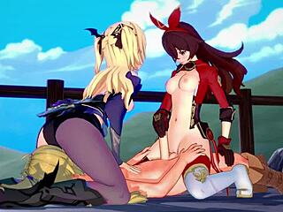 Genshin Impact Archer Girls in 3D Hentai, Interested?