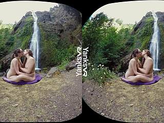 Yanks Vr Presents Brunette Lesbian Sierra Reaching Orgasm Through Outdoor Masturbation