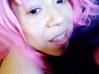 Swallowing big cock like a pro with huge tits, insane! 😲