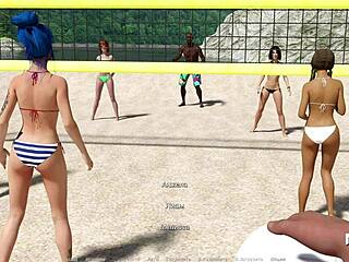 Beach Volleyball Lesson With European Instructor