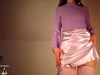 Candice's Teasing Striptease Ignites Desire