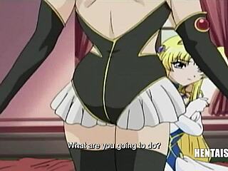 Panenská princezna dvojitě penetrovaná futa elfkou a perv princem v hentai