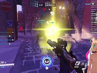 vtuber lewdneko plays overwatch and gets spanked in part 2