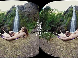 Yanks Vr Presents Brunette Lesbian Sierra Reaching Orgasm Through Outdoor Masturbation