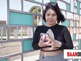 Jade sweet latina caught cheating with blowjob and anal outdoors