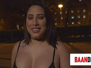 venezuelan slut with huge ass fucks in public interview