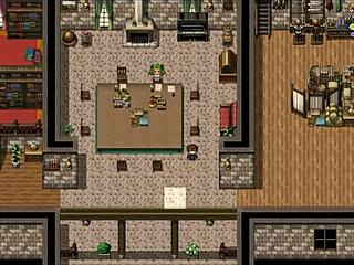 Lost lagoon harem hentai game ep 3, she falls in water without panties.