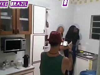 Wow! Fernanda Chocolate Post-Gym Sex with Husband Lehxkobra!