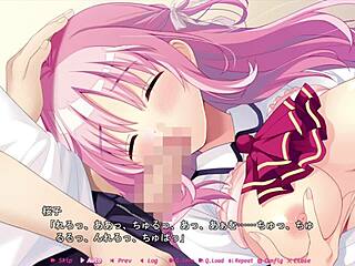 does sakurako make lovers in this hentai scene?