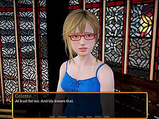 Exploring my new stepfamily in game 595