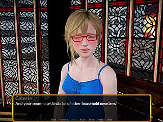 Exploring my new stepfamily in game 595