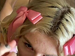 emma rosie giving hot blowjob during pickup hookup ending with facial cumshot 😏