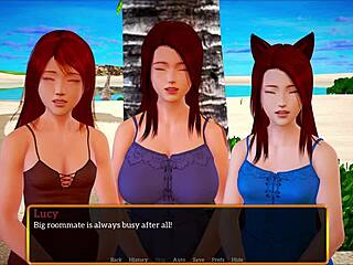 Exploring my new stepfamily in game 595