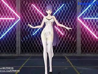 raiden mei in chinese dress shaking it, submitted by ltdend.