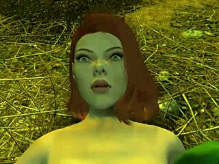 天啊，Scarlett Johansson在狂野3D动作中被Hulk猛干！