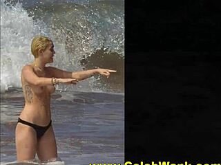 Miley Cyrus Koleksi Telanjang Lengkap Foto Topless Menggairahkan