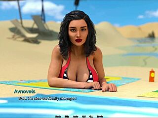 Brunette dances and shows shaved pussy