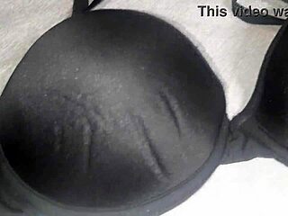 I Masturbated With Friend's Red Lingerie!